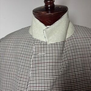 Vintage Brooks‎ Brothers Wool Blazer Plaid Check Made in USA Men's Size 46R XXL